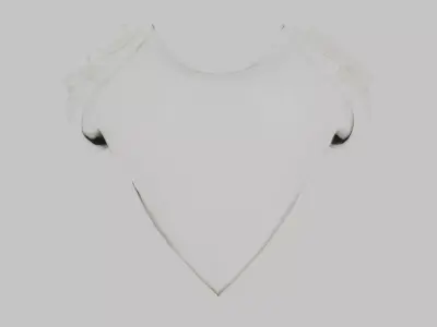 Sci-Fi Single Shoulder Pauldron Low-poly 3D model