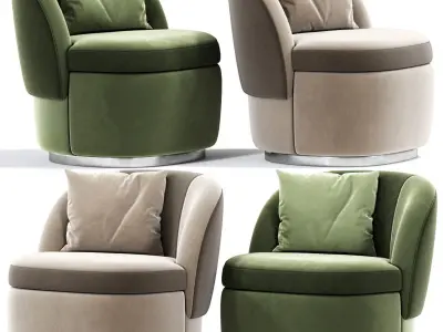 Bisou Armchair 3D model