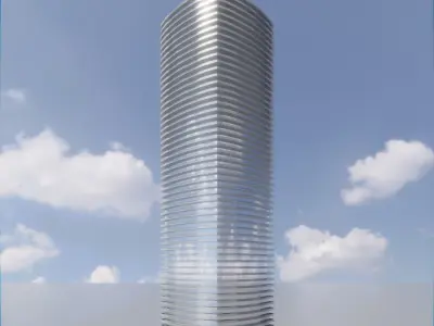 Parametric Building 1d12 3D model