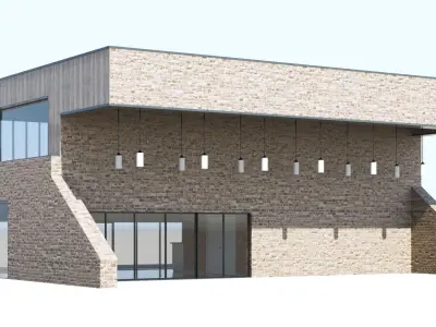 Restaurant Building 3D model