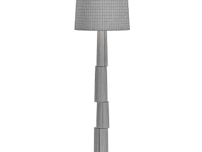 Serac Floor Lamp Dark 3D model