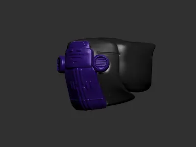 helmet high poly sculpt 3d printable  3D model 157