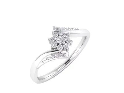  Women Ring Render 3dm STL MTL SLC JCD OBJ FBX Details 3D print model 33