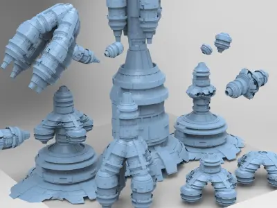 Power relay Shard Collection Full 3D model