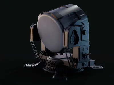 Bat Signal High Poly Model 3D model