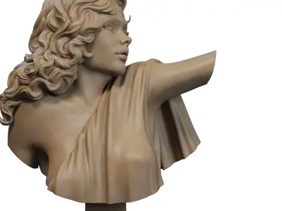 Pinup Bust 3D Print 3D print model