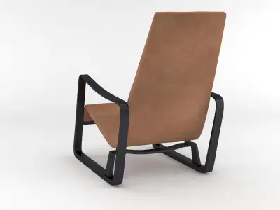 Fauteuil Cite by Jean Prouve 3D model