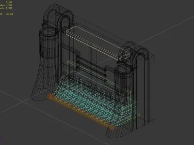 Machinery - Wall 03 3D model