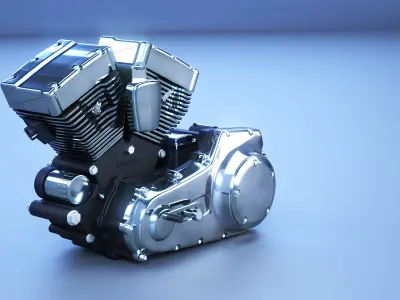  Air Cooled V-Twin motorcycle engines bundle 