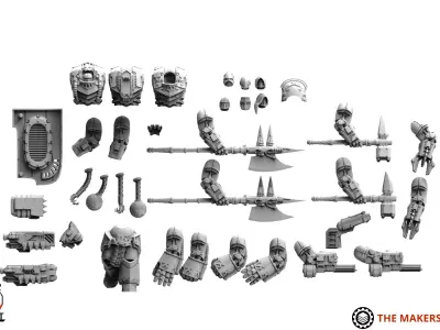 Obsidian Guard - Djinni - Upgrade pack 3D print model