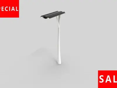 Street light design 3D model