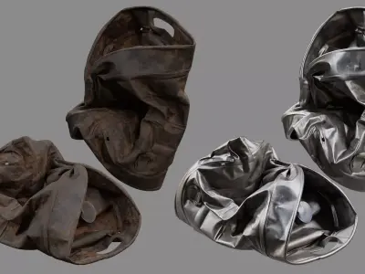 Crushed Keg 06 3D model