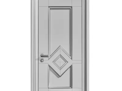 INTERIOR DOOR Low-poly 3D model