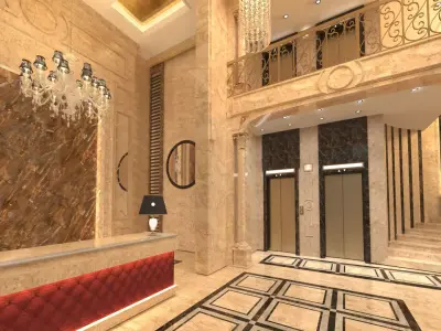 classic  Entrance 3D model