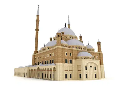 The Saladin Citadel Egypt - Muhammad Ali Mosque 3D model