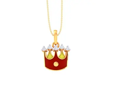 Kids Pendants 3dm STL OBJ FBX Renders Details 3D print model 2