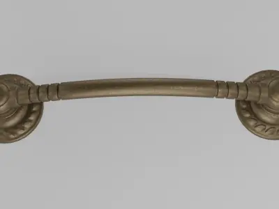 Bronze Furniture Handle 7 3D model