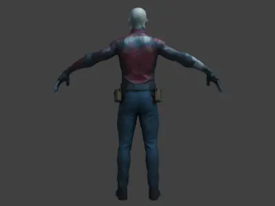 The Joker Low-poly 3D model