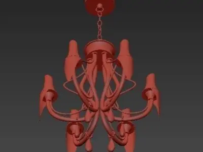 Crystal Lamp 3D model buy