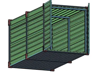 Cargo container 3D model