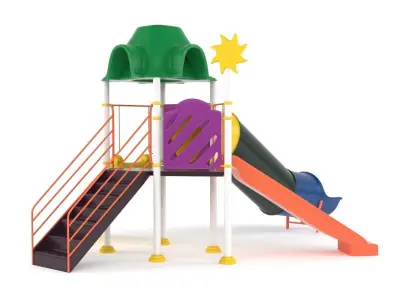 Children Slide Playground 3D model