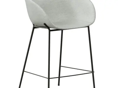 Yvette bar stool 3D model