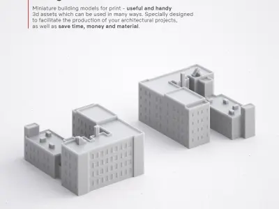 3D Print miniature building RB-US-NY-064 3D print model