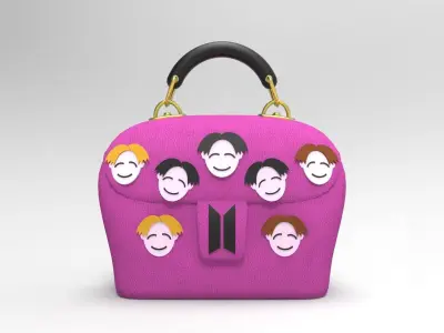 BTS Handbag Low-poly 3D model
