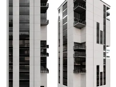 RESIDENTIAL BUILDING NO62 A 3D model