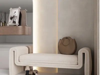 Composition in the hallway  3D model