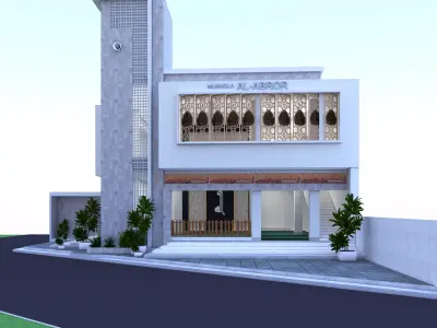 EXTERIOR MOSQUE 3D model