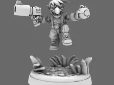 Space Orcs Musty-K-Zoomie Beast Tamer 3D print model