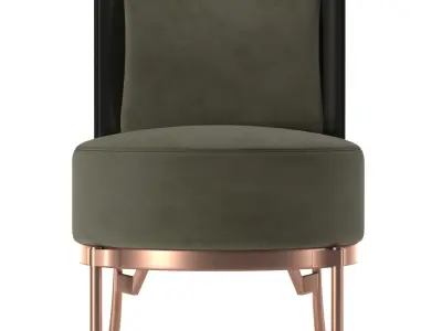 Minotti Tape armchairs 3D model