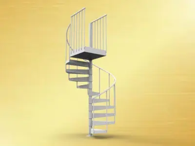 Spiral Stairs 3D print model