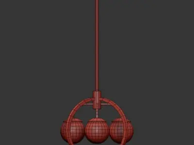 Piltz Satin Brass 22 3D model