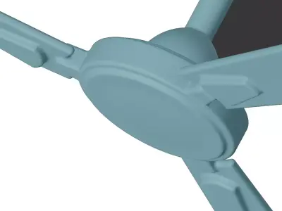 Plastic Premium Ceiling Fan Toy 3D model