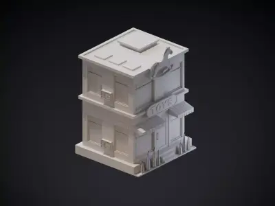 Toy Shop  Low-poly 3D model