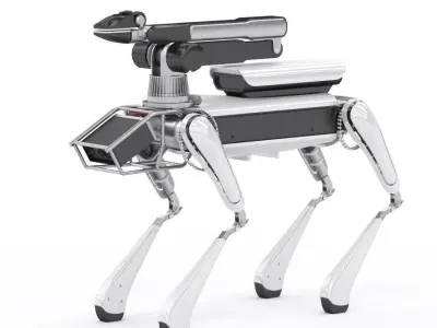 boston dynamics dog robot 3d model vray 3D model