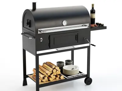 Barbecue 08 3D model