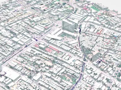 Jakarta City Indonesia 3D model