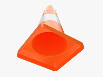 Traffic cone 3D model