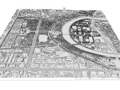 Moscow City 3D model