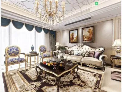 Photorealistic Interior Bedroom Scene In File 3D model 3D model