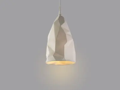Iceberg and Magma rock Pendant Lights 3D print model