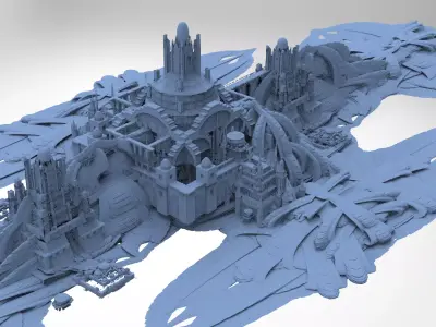 Atlantis Coral City 3D model
