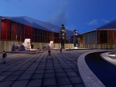 Architecture graduation project - Revit 3D model