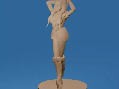 Festive Togruta Christmas Figure 3D print model