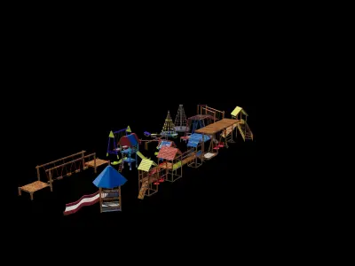 Playground Equipment 3D model