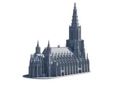Ulmer Minster 3D model