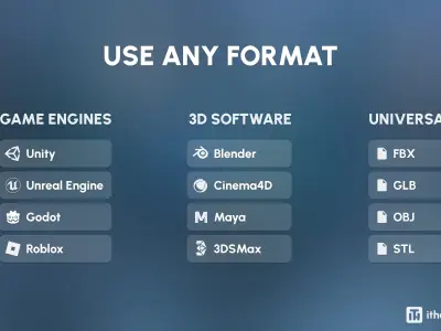 Medical Pack Low-poly 3D model